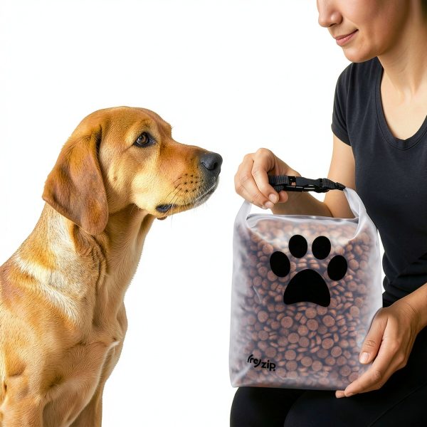 rezip Dog Food Storage Bag Water Resistant Machine Washable-1