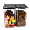 IRIS USA Pet Food Storage Container Airtight 2-Pack Black-3