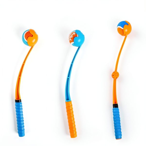 Dog Ball Launcher ALL FOR PAWS Ergonomic Grip Hands Free-7