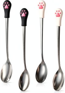 Patelai Stainless Steel Pet Food Spoon Dishwasher Safe-0