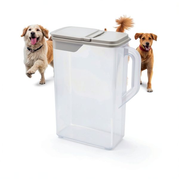 Buddeez Pet Food Container Airtight Storage White Lid-5