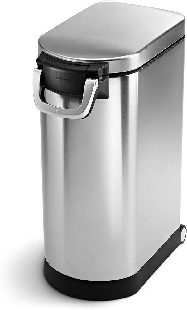 simplehuman Pet Food Container Airtight Stainless Steel-0