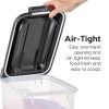 IRIS USA Pet Food Storage Container Airtight 2-Pack Black-4