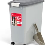 IRIS USA Pet Food Storage Container Airtight BPA Free-0