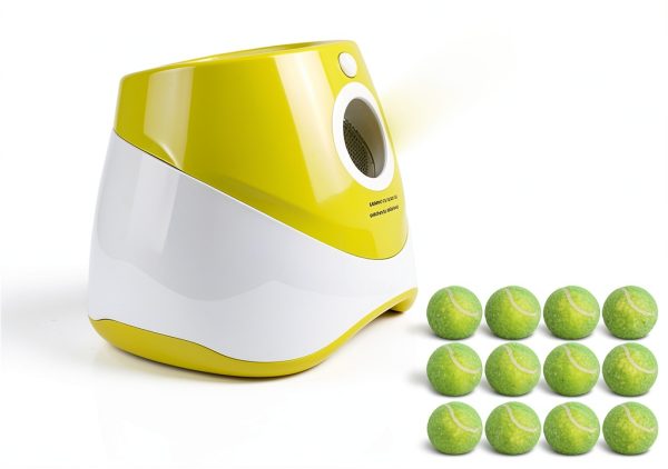 RERBIO Automatic Dog Ball Launcher Small Dogs Adjustable-0