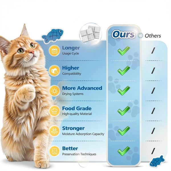 Caehomly Pet Food Desiccant Bags Keep Food Fresh Dry-7
