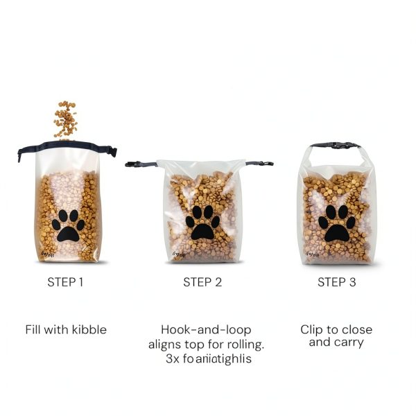 rezip Dog Food Storage Bag Water Resistant Machine Washable-3