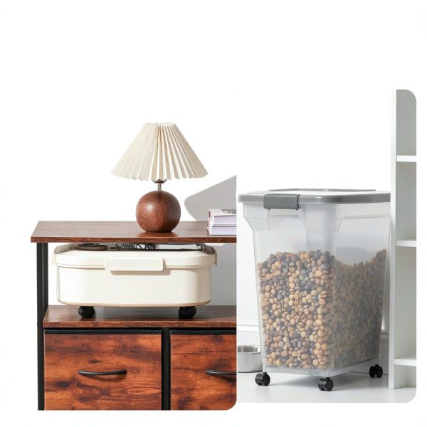 Apollo Dog Food Storage Collapsible Airtight Container-5