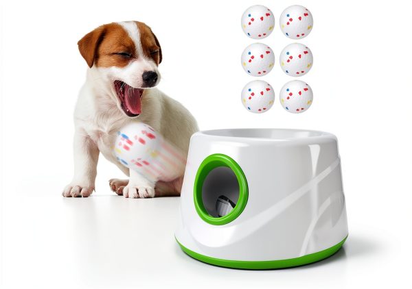 Atangee Automatic Dog Ball Thrower Launcher-0