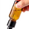1/2 oz Glass Dropper Bottle, 15ml Amber Tincture Bottle with Dropper, Label, Leak-Proof Travel Dropper Bottles for Essential Oils, Fragrances and Concentrated Tincture Extracts (8 Pcs)-2