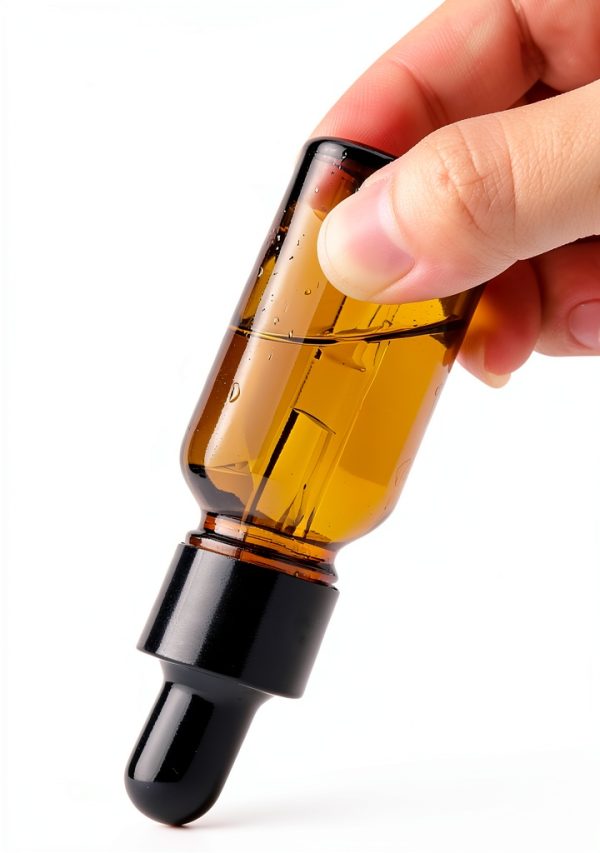 1/2 oz Glass Dropper Bottle, 15ml Amber Tincture Bottle with Dropper, Label, Leak-Proof Travel Dropper Bottles for Essential Oils, Fragrances and Concentrated Tincture Extracts (8 Pcs)-2