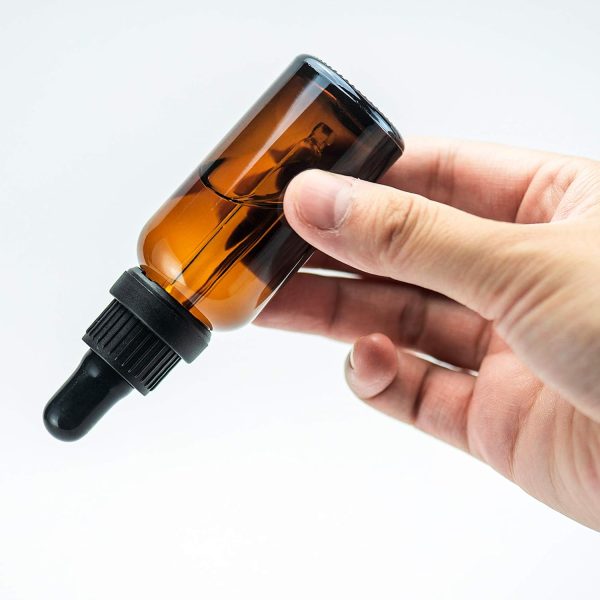 Amber Glass Dropper Bottle 4oz YIZHAO Tincture UV Protection 4 Pack-6