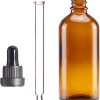 Amber Glass Dropper Bottle 4oz YIZHAO Tincture UV Protection 4 Pack-3