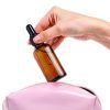 Amber Glass Dropper Bottle 4 Pcs Set LXLOVESM 1oz and 2oz with Funnels-5