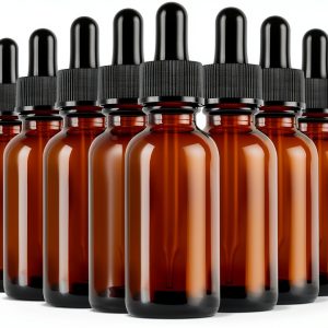 Eye Dropper Bottle Hoa Kinh 1oz Amber Glass Leak Proof UV Dropper Set-0