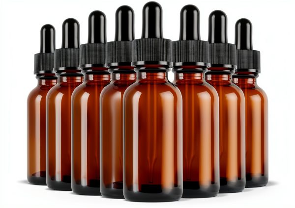 Eye Dropper Bottle Hoa Kinh 1oz Amber Glass Leak Proof UV Dropper Set-0
