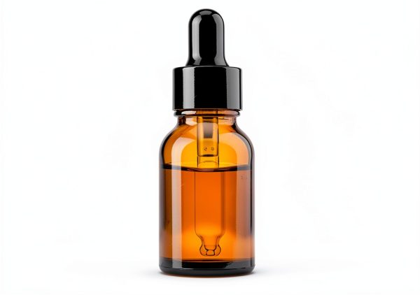 1/2 oz Glass Dropper Bottle, 15ml Amber Tincture Bottle with Dropper, Label, Leak-Proof Travel Dropper Bottles for Essential Oils, Fragrances and Concentrated Tincture Extracts (8 Pcs)-1