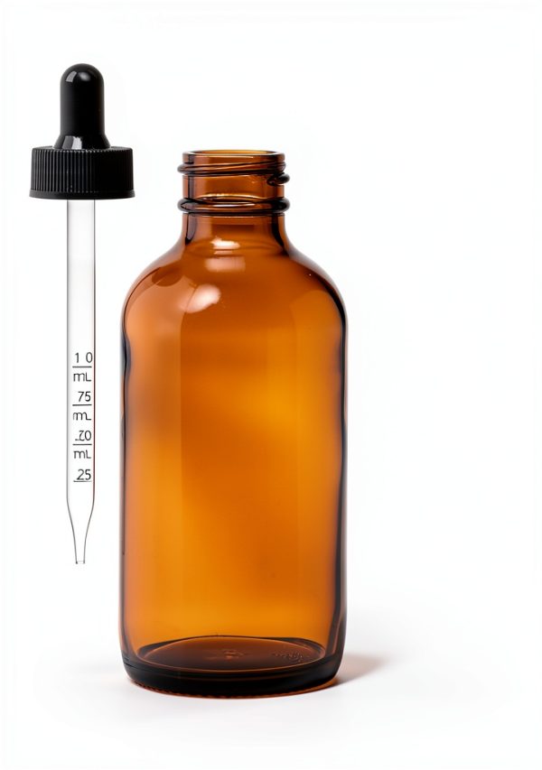 AuroTrends 4 oz Dropper Bottles 24 Pack Amber Tincture Bottles-5