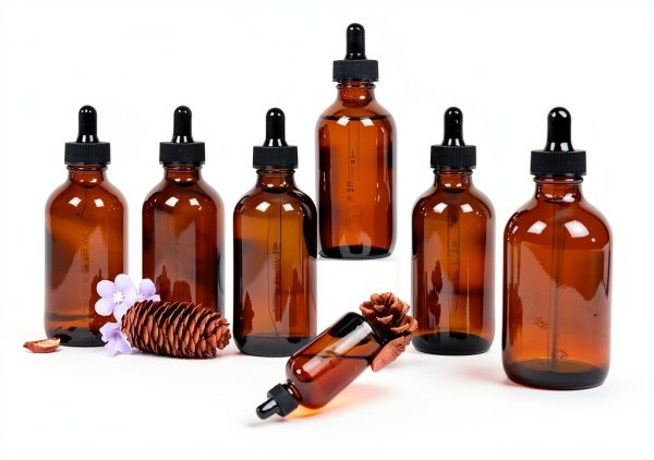 AuroTrends 4 oz Dropper Bottles 24 Pack Amber Tincture Bottles-3